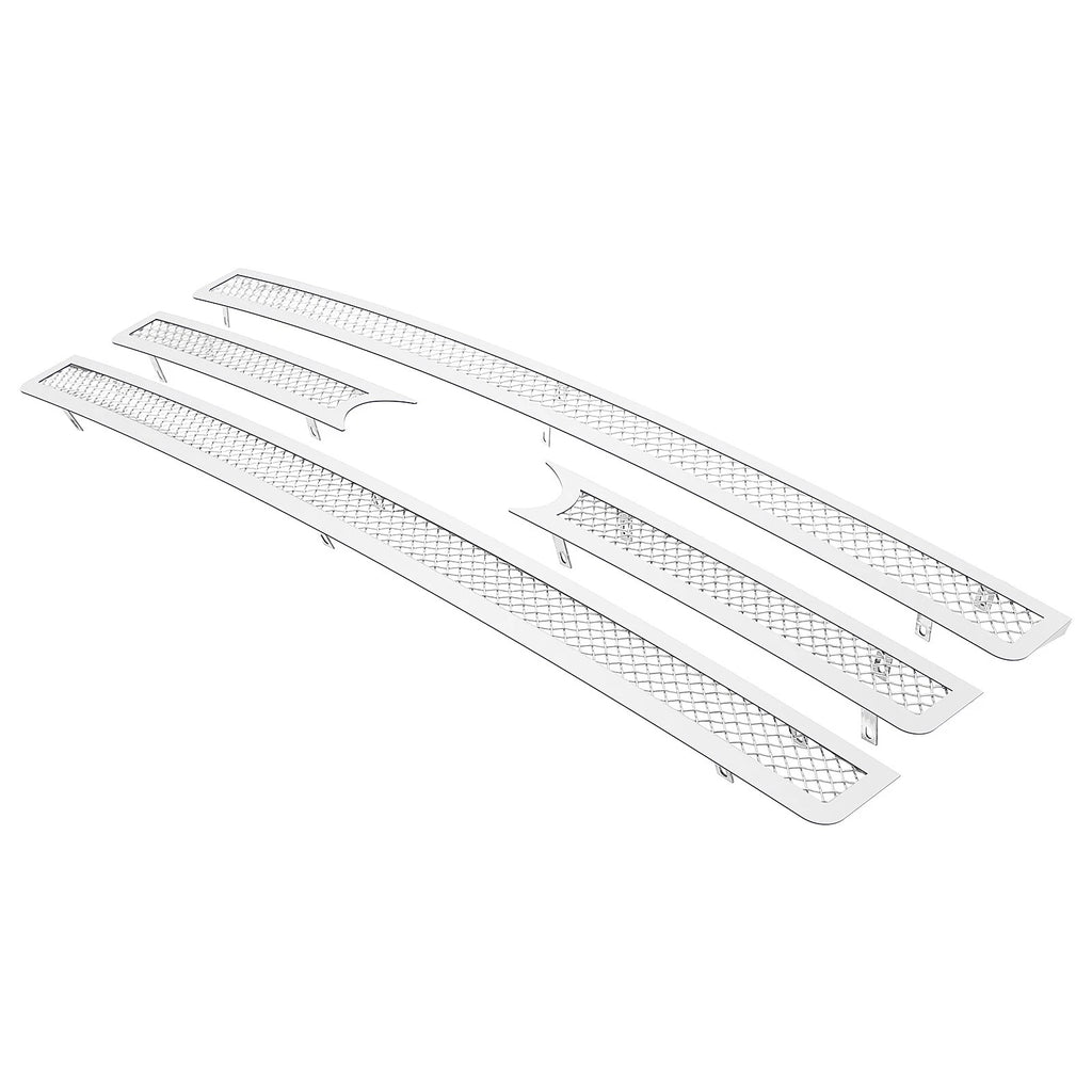 Upper Stainless Steel Chrome Mesh Grille Insert for Ford Expedition (2015–2017)