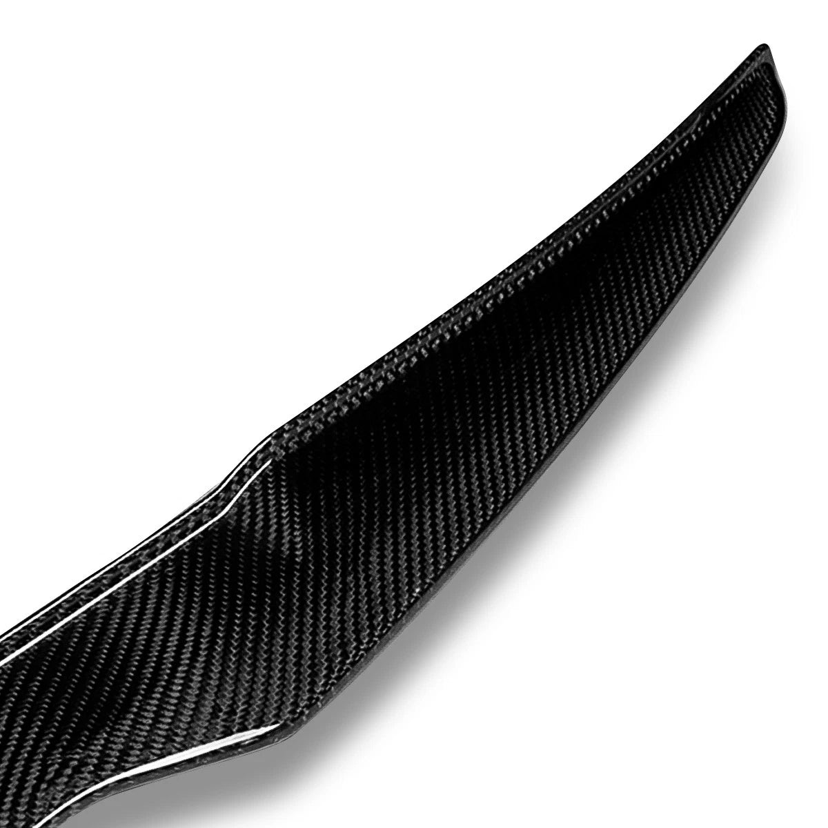 V-Style Carbon Fiber Trunk Lip Spoiler for Audi A4 Quattro (2017–2021)