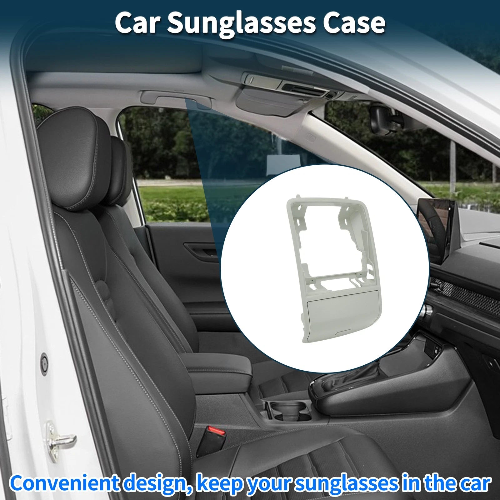 Sunglasses Case for Volkswagen Passat B6 (2005–2011) Grey