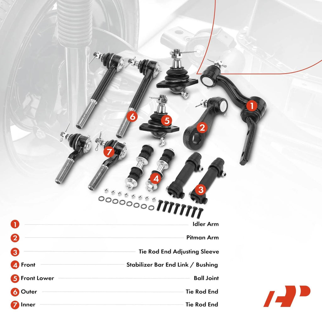 12x Front Sway Bar Link for Chevy Blazer S10 GMC Isuzu (1995–1998)