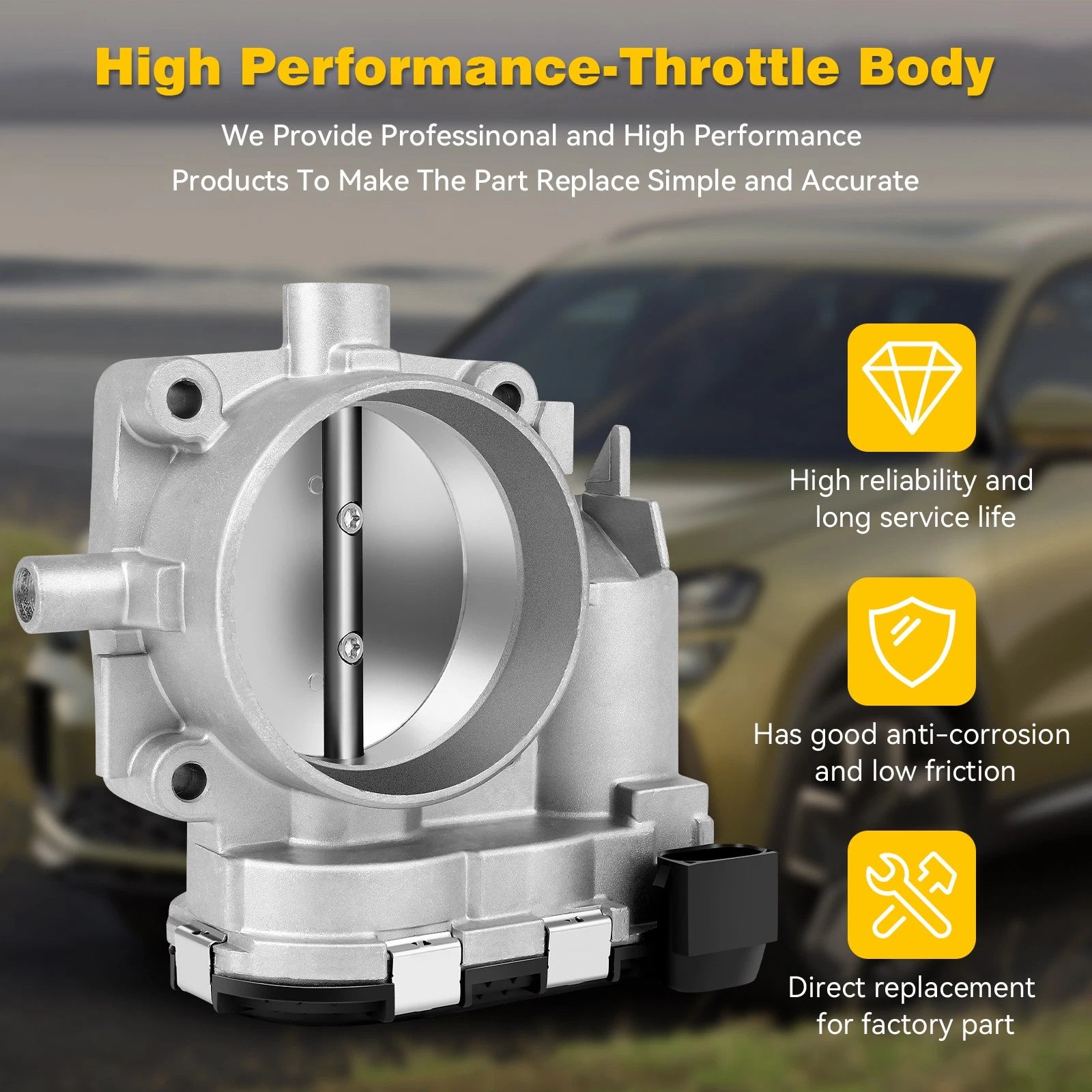 Throttle Body for Mercedes-Benz E320 C240 C280 C320 CLK320 ML320 SLK320