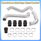 3" Polished Intercooler Pipe & Boot Kit for GMC Chevy 6.6L LML Duramax (2011–2016)