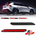 2X Smoke Red LED Rear Bumper Reflector for Lexus ISF RCF (2008–2020)