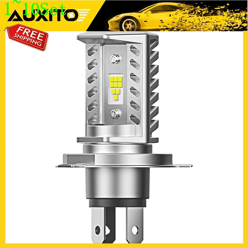 LED H4 9003 Bulb for Motorcycle Hi/Low Beam (1 Set)