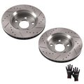 Set of 2 Front Brake Rotors for Jeep Wrangler (2007–2018) JK