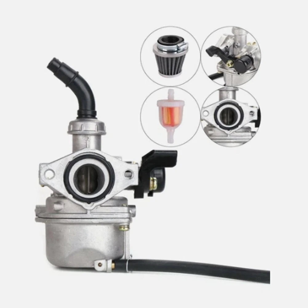 PZ19 Carburetor Kit for 50cc 70cc 90cc 110cc 125cc ATV Dirt Bikes (Upgrade)