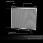 Aluminum Core Radiator for Ford F250 F350 7.3L Diesel (1995–1997) DPI 1725