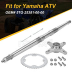 Rear Axle Shaft with Sprocket Hub for Yamaha YFZ450 (2004–2023) 5TG-25381-00-00