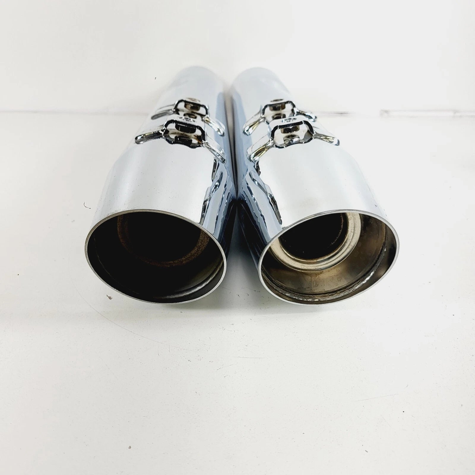 Chrome Exhaust Mufflers Tail Pipes for Harley Davidson Touring (2017–2023)