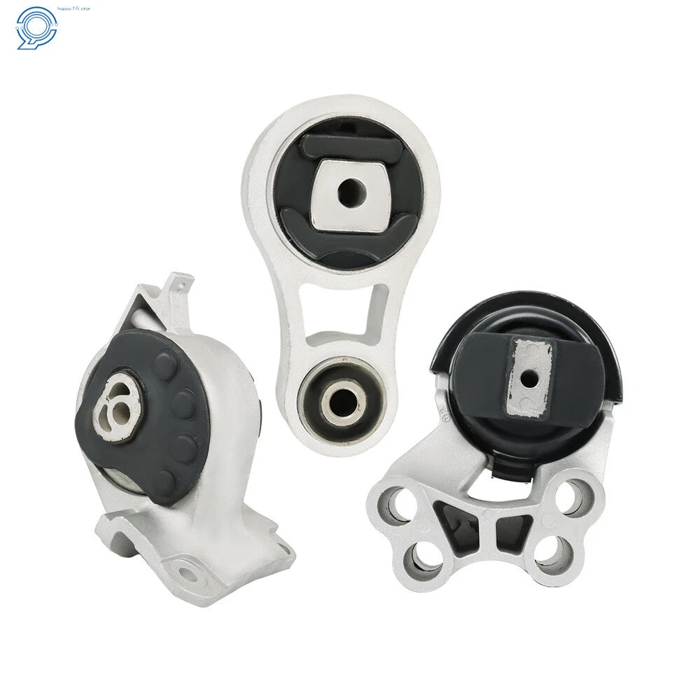 Set of 3 Engine and Transmission Mounts for Ford Fusion / Lincoln MKZ (2007–2012)