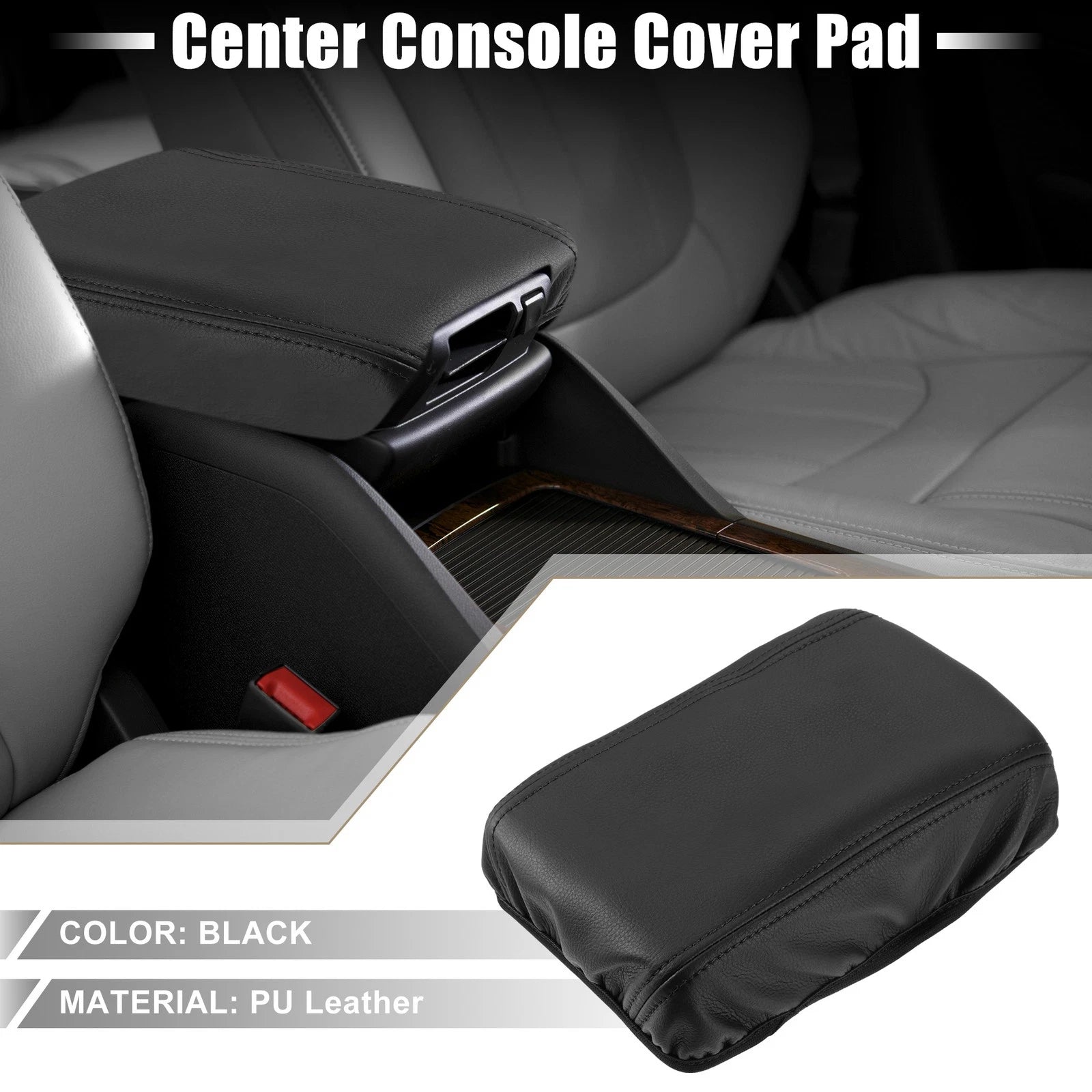 Center Console Cover Armrest Protector for Toyota Corolla Cross (2022) Black