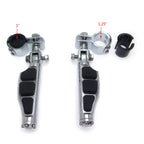 Chrome Highway Stiletto Flat FootPeg Clamp Kit for Honda GoldWing GL180