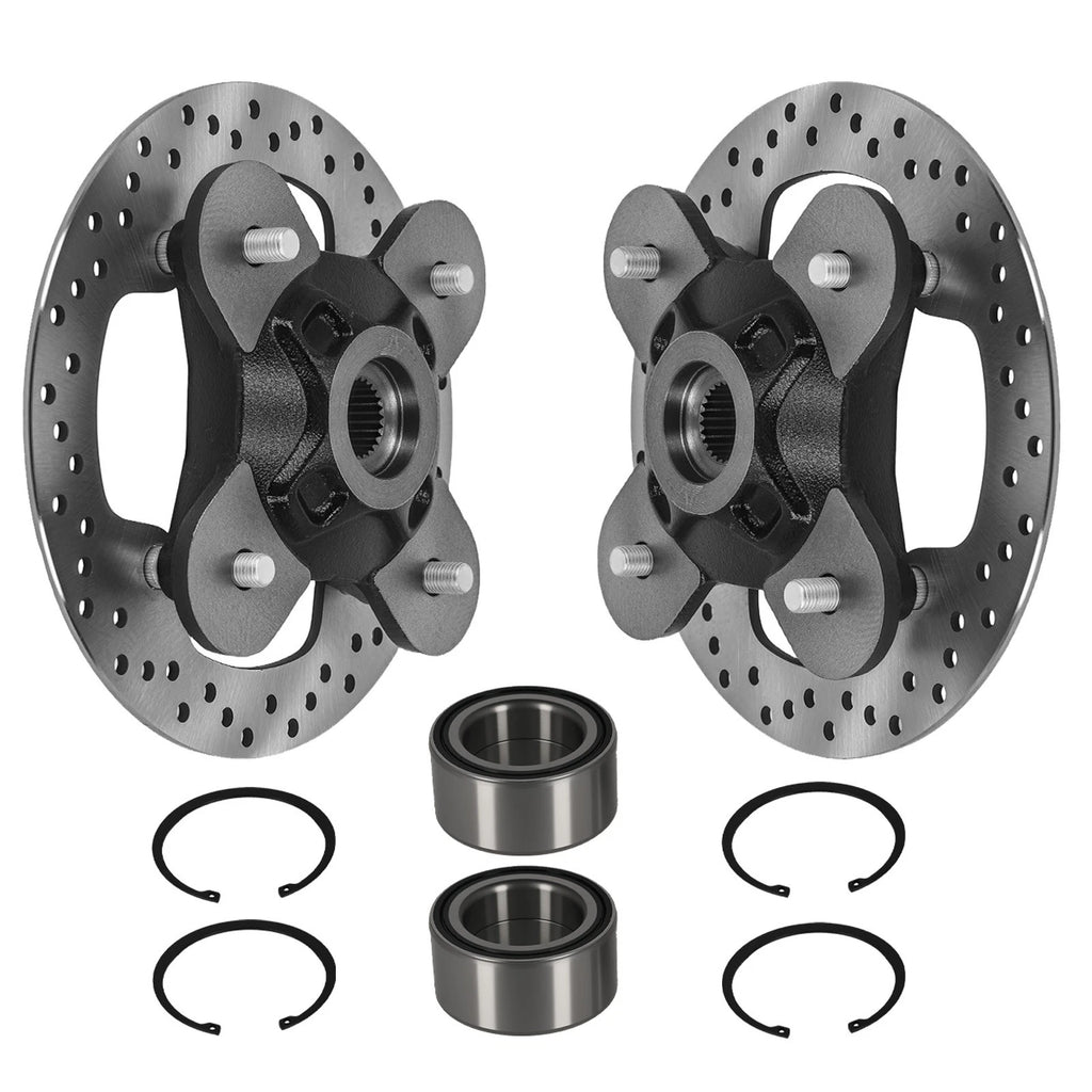 Wheel Hubs Rotor Set for Polaris RZR XP 1000 (2014–2022) W/Bearing