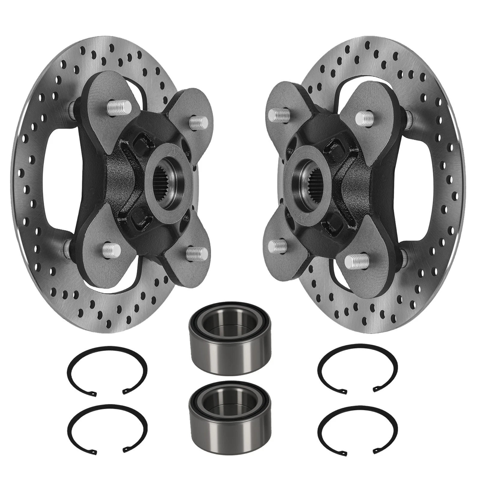 Wheel Hubs Rotor Set for Polaris RZR XP 1000 (2014–2022) W/Bearing