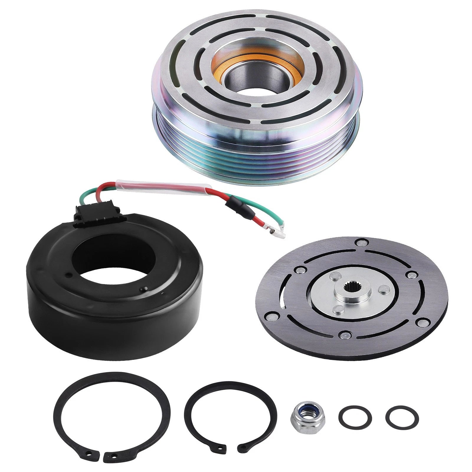 AC Compressor Clutch Kit for Honda Fit L4 1.5L (2007–2008)