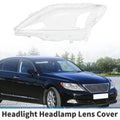 1 Pcs Headlight Lens Cover for Lexus LS460/LS600 (2010–2012) PC Clear
