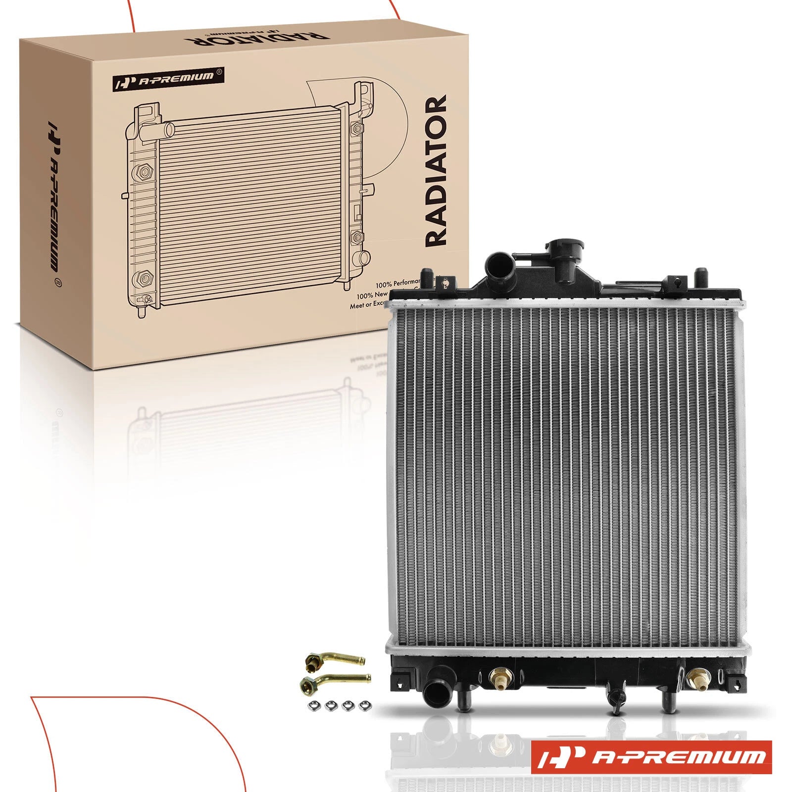 Radiator for Chevrolet Metro, Pontiac Firefly, Suzuki Swift (1995â2001)
