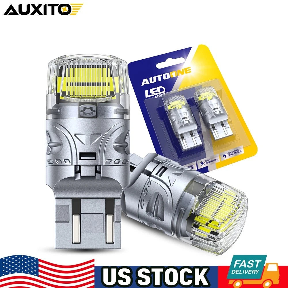 Set of 2 LED Backup Light Bulbs for 7440 7443 7444