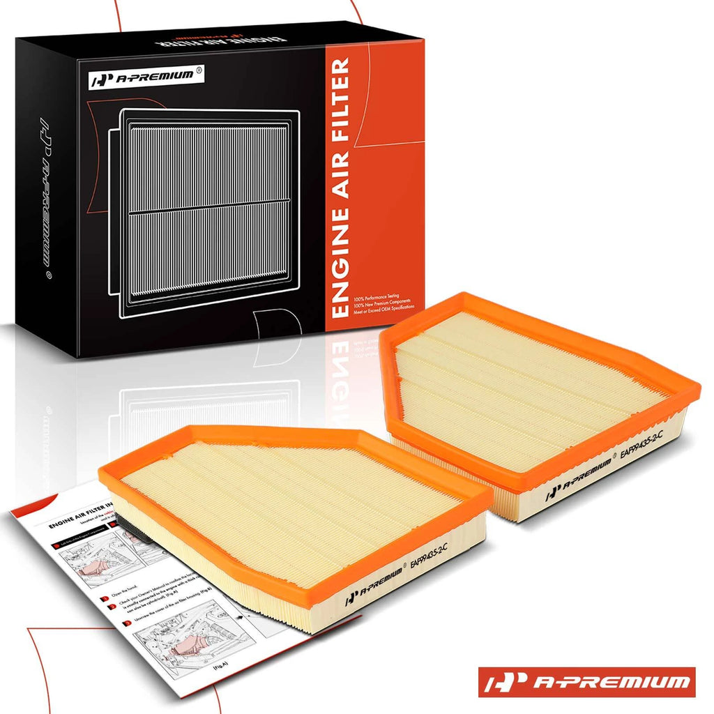 2X Engine Air Filter for BMW M5 (2018–2023) M8 Gran Coupe (2020–2023)