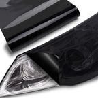 Light Smoke Black Headlight Fog Taillight Tint Film for Universal (12"x 72")