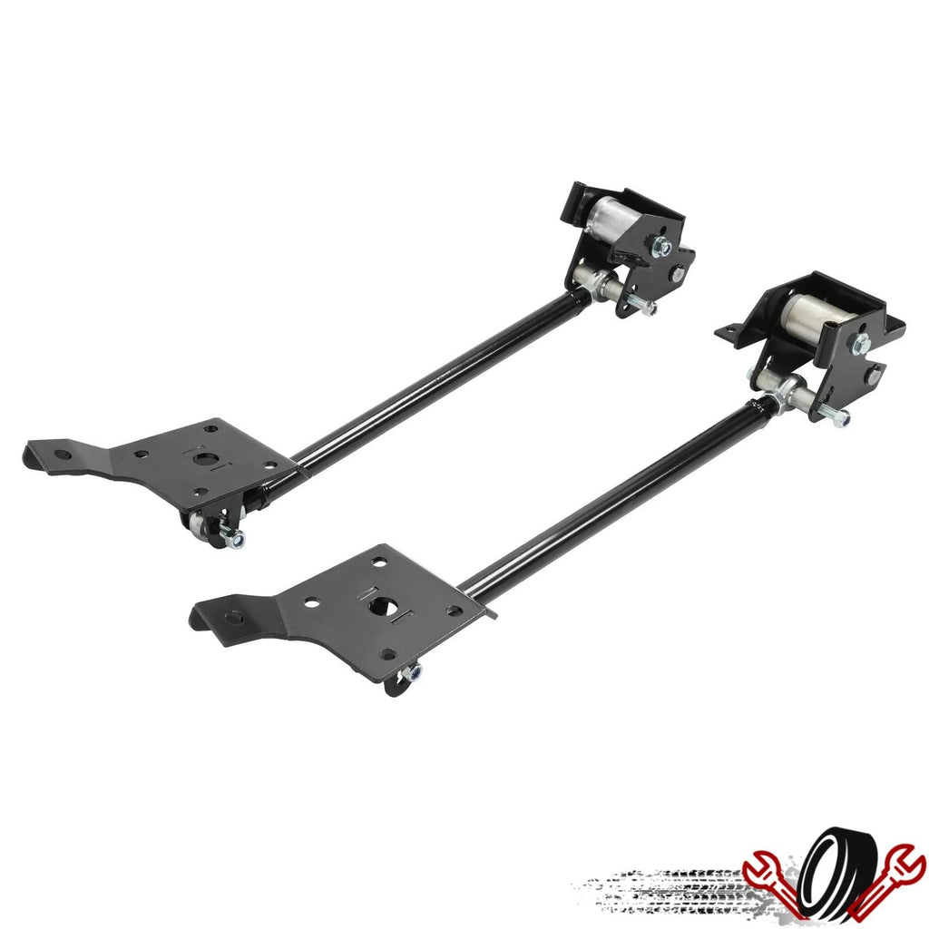 Set of 2 Leaf Spring Traction Tie Bars for Chevy F-Body Pontiac Firebird Camaro (1970–1981)