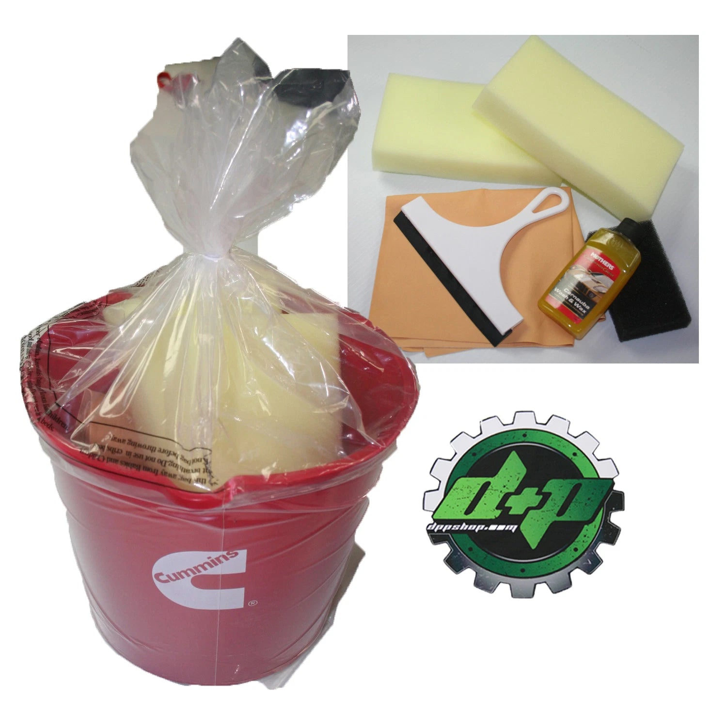 Cummins Car Truck Wash Kit with Sponge for Diesel Gear