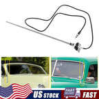 3 Section Flexible AM/FM Radio Antenna for Universal Fitment (Vintage)