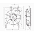 Replacement A/C Condenser Fan Assembly For 2004-2008 Acura TSX