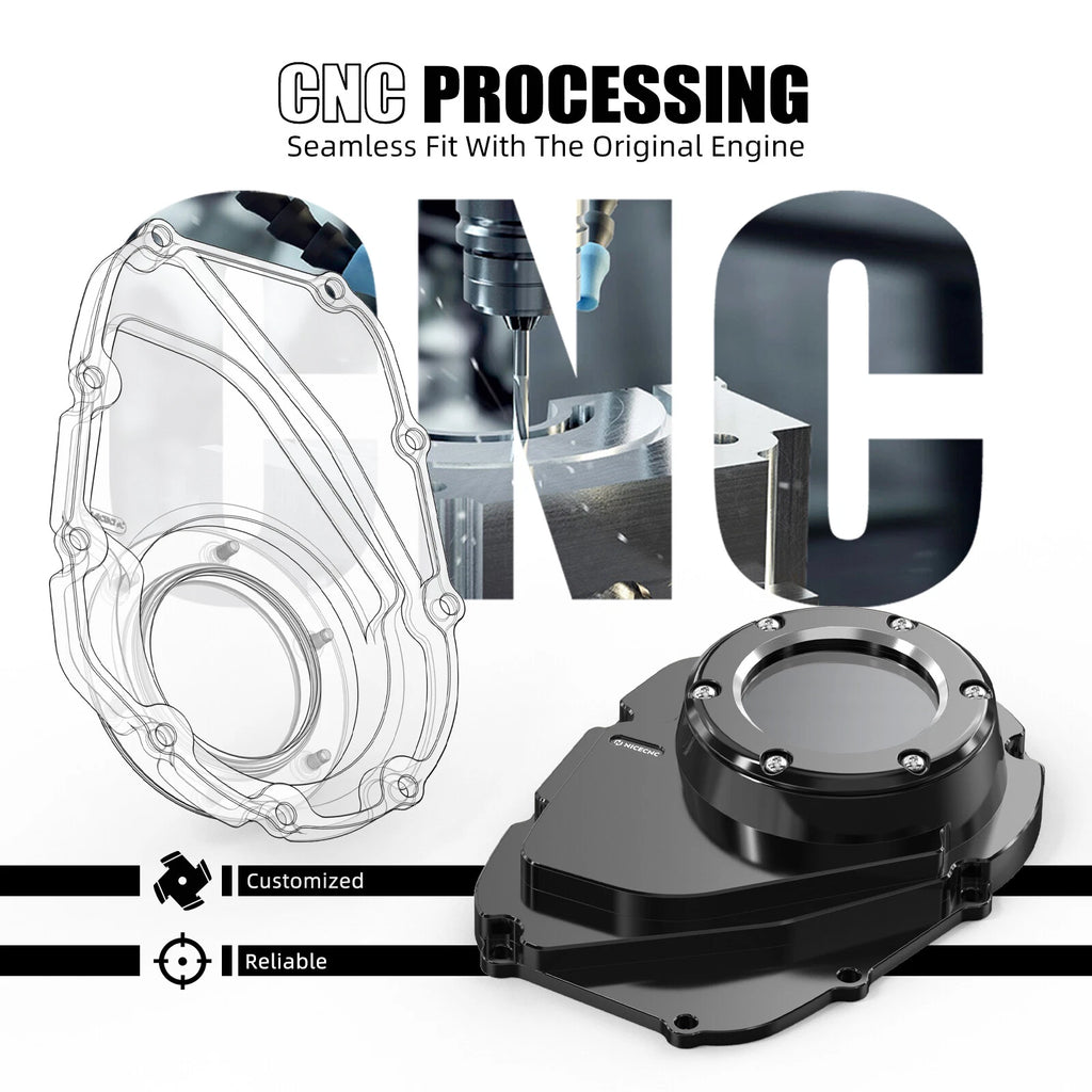 Upgraded M8 Clear Cam Cover for Harley Street Glide FLHX CVO FLHXSE (2017–2021)