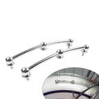 Chrome Front Mudguard Side Spear Trim for Harley Softail FLST (1986–2017)