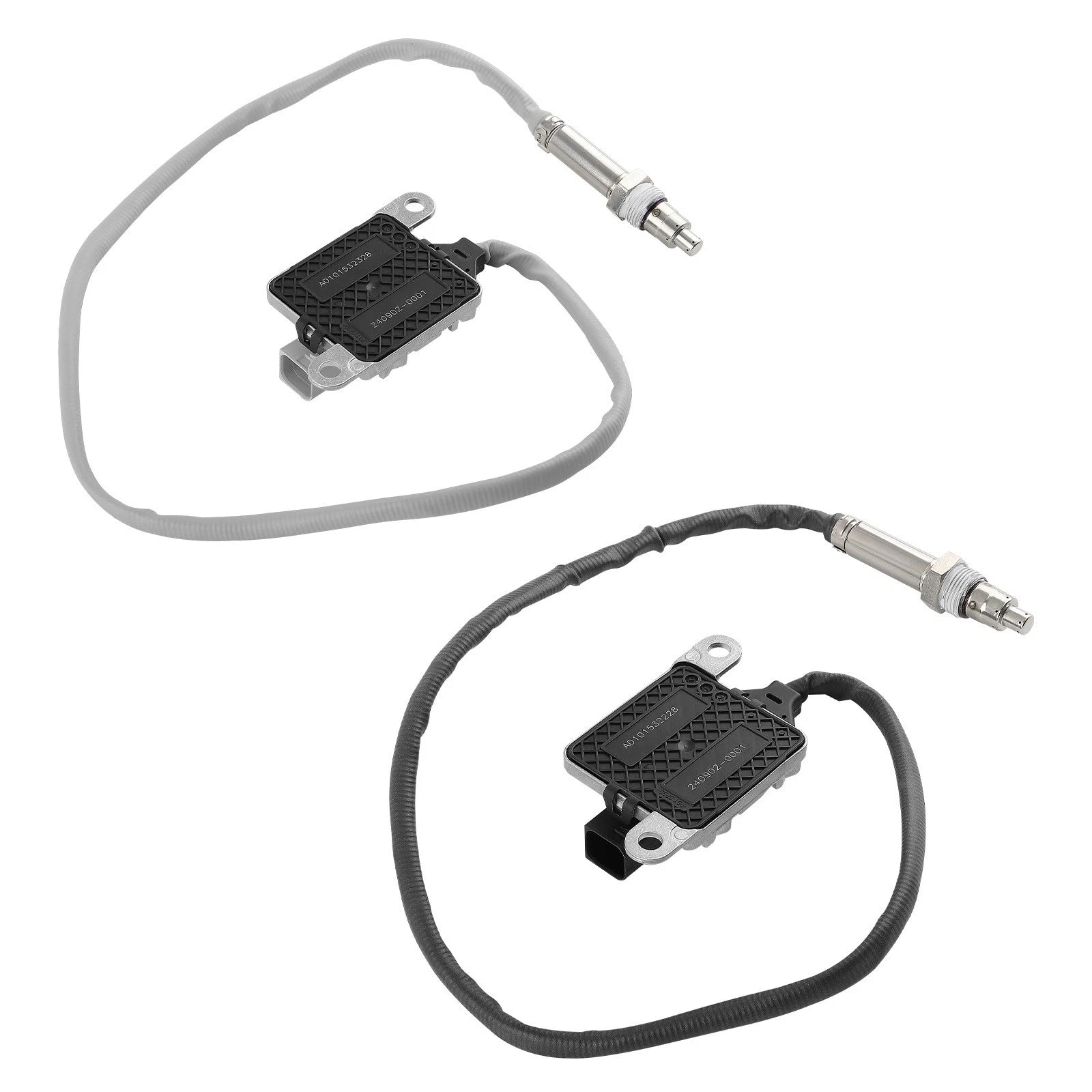 2pc Inlet & Outlet Nox Sensor for Detroit DD13 DD15 DD16 (2010–2023) 0101532228 0101532328