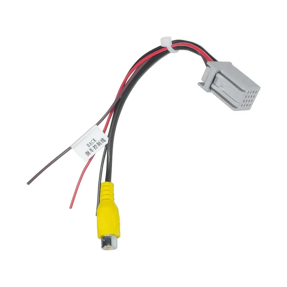 8Pin Rear Camera Video Plug RCA Cable for Parking Reverse Adapter