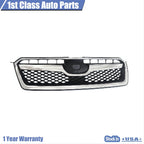 Front Grille Assembly with Chrome Trim for Subaru XV Crosstrek (2016-2017)