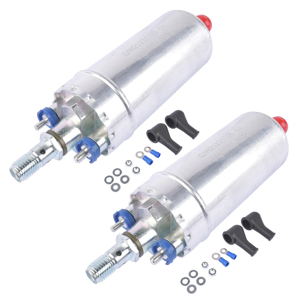 2Pcs EFI Electric In-Line Fuel Pump for Mercedes 300CE 300E 400SE C280 (1988–1993)