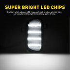 2X LED Mirror Side Task Lamps for Chevrolet Silverado 1500 (2019–2022)