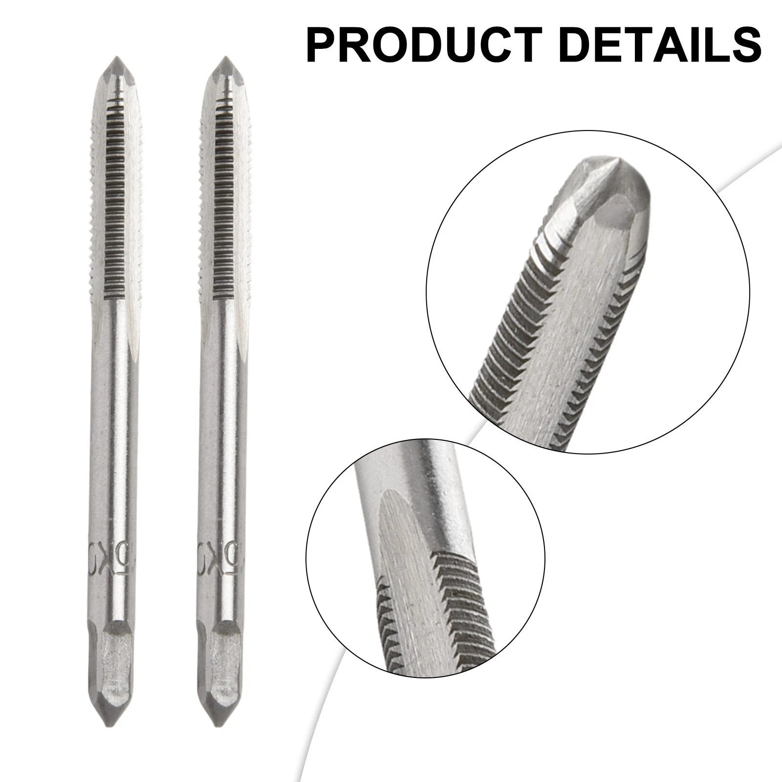 2X HSS Screw Tap Drill Bit Set for Convenient Chip Removal
