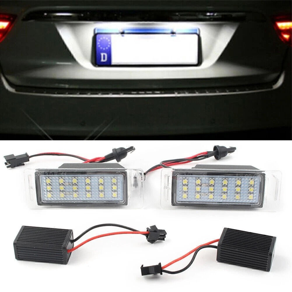2Pcs License Plate Lamps for Chevrolet Cruze Camaro (2011–2019) LED Error Free