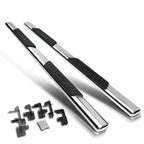 Set of 2 Chrome 5" Oval Side Step Nerf Bars for RAM 1500 (2019–2020)
