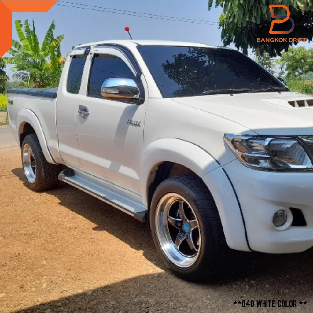 Front 209 Black Fender Flares for Toyota Hilux Ute (2011-2014)