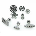 8 x Auto Aluminum Glue Puller Tabs for Car Suction Cup