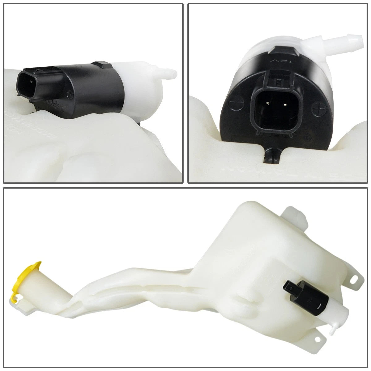Windshield Washer Fluid Reservoir Tank Bottle w/ Cap & Pump for Dodge Neon (2000)