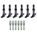 6X Ignition Coils + 6X Spark Plugs for Dodge Ram 1500/Durango/Nitro (2002–2022)