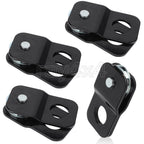 Set of 4 Snatch Blocks 8,000 lbs Recovery Winch Pulley Offroad ATV UTV