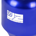 Universal Aluminum Cylindrical Shift Knob for Cars (Blue, Thread Adapters)