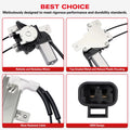 Rear Right Window Regulator w/ Motor for Pontiac Grand Prix (1997–2003)