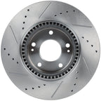 Front Drilled Slotted Brake Rotors for Hyundai Sonata (2006–2010)