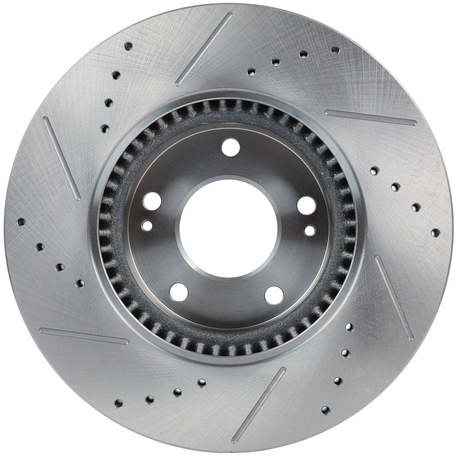 Front Drilled Slotted Brake Rotors for Hyundai Sonata (2006–2010)