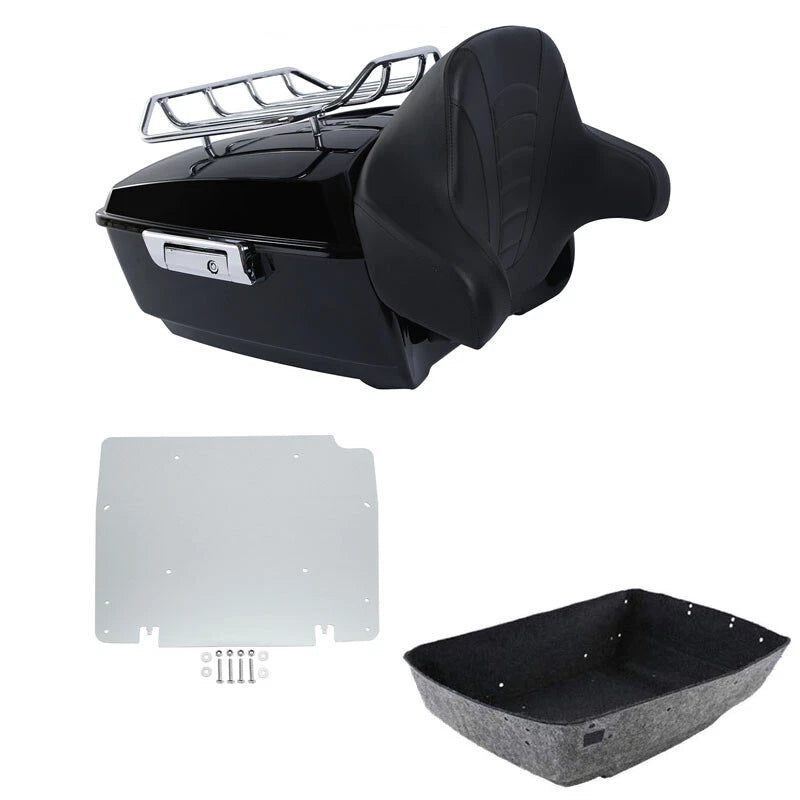 King Trunk Backrest Rack Plate for Harley Touring Electra Road Glide (2014–2026)