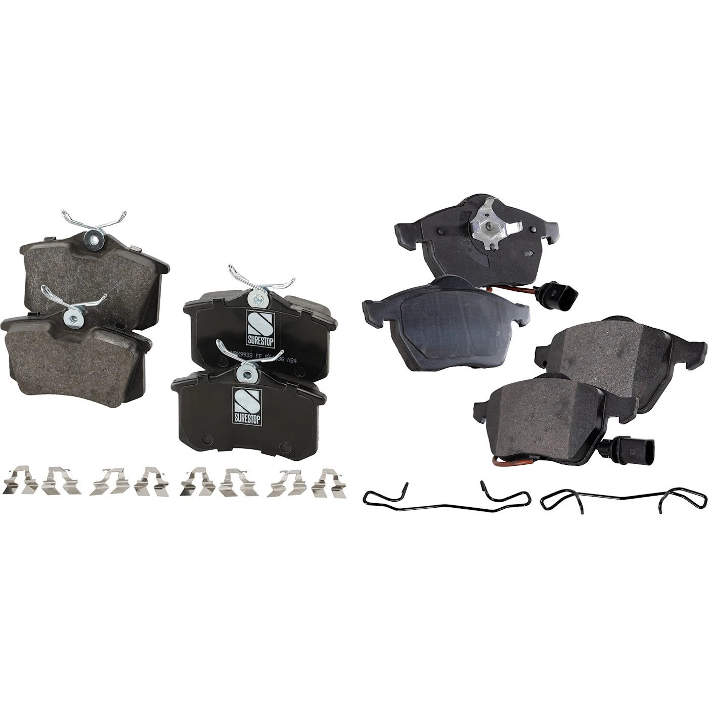 Set of 4 Brake Pads for Audi A6 (1998–2001)
