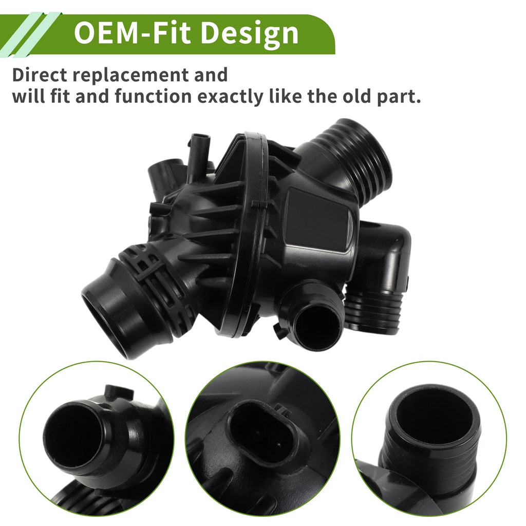 Engine Coolant Thermostat Housing Assembly for BMW X3 X4 (2011–2017)